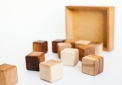 кубики из дерева