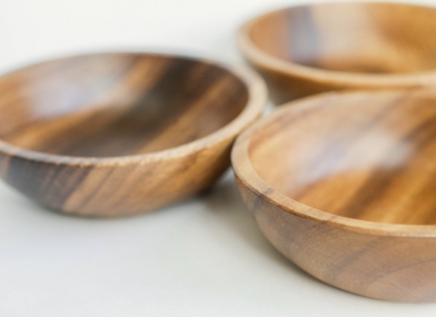 миска деревянная