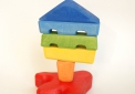 пирамидка избушка - деревянная развивающая игрушка