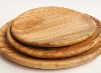 набор посуды из оливы