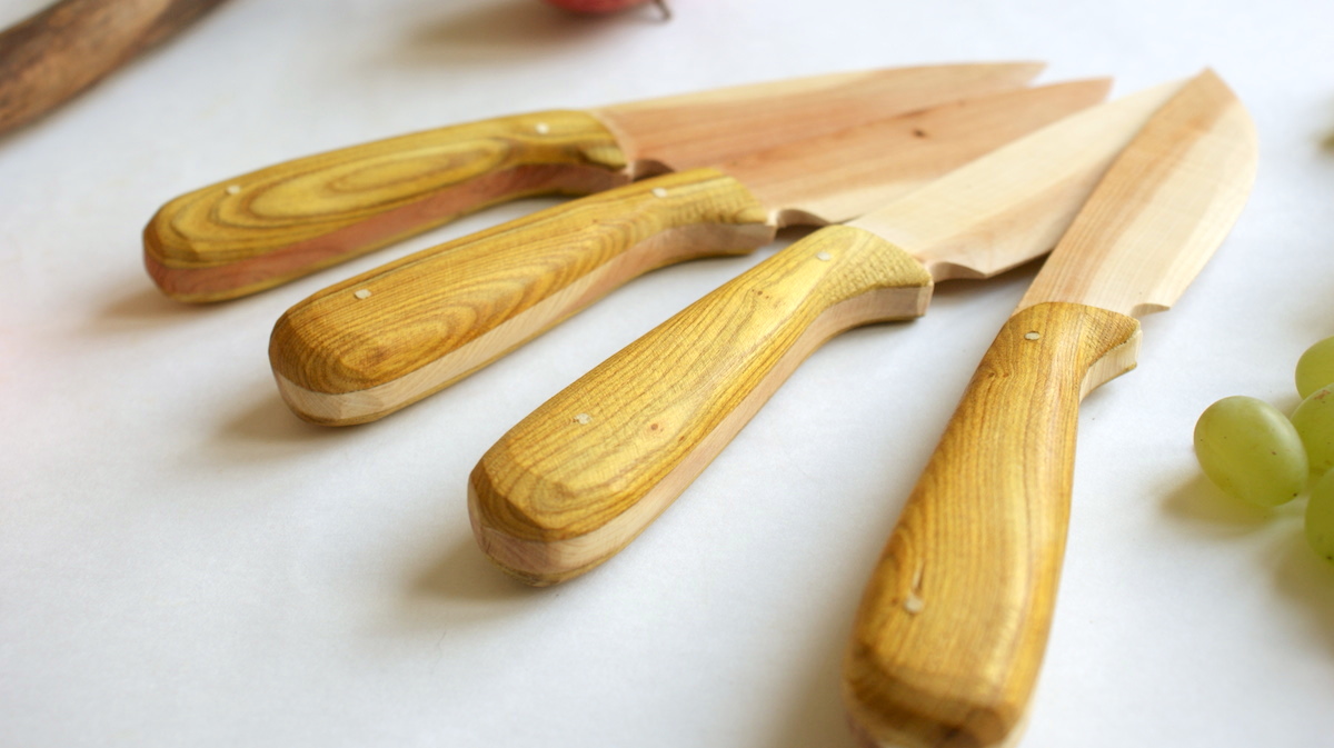 Деревянный нож для масла и мягкого сыра из можжевельника | Лес домой
